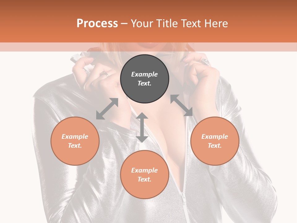 Model Background Bright PowerPoint Template