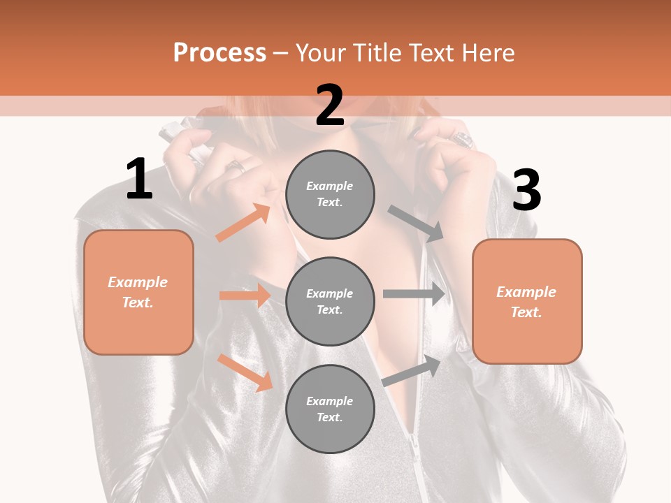 Model Background Bright PowerPoint Template