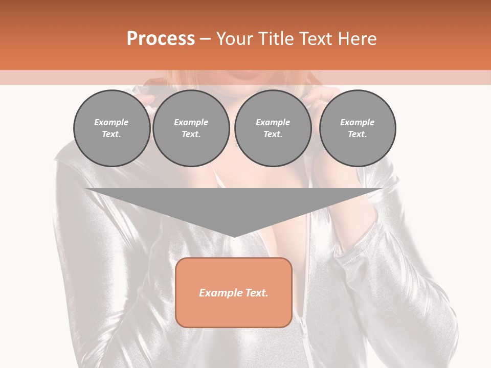 Model Background Bright PowerPoint Template