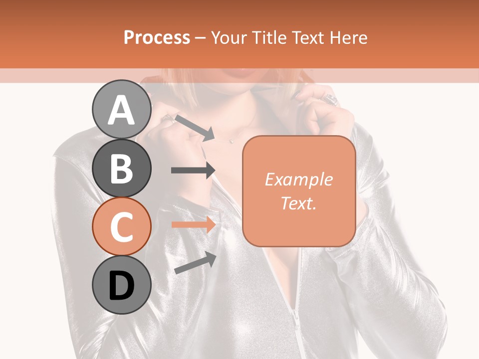 Model Background Bright PowerPoint Template