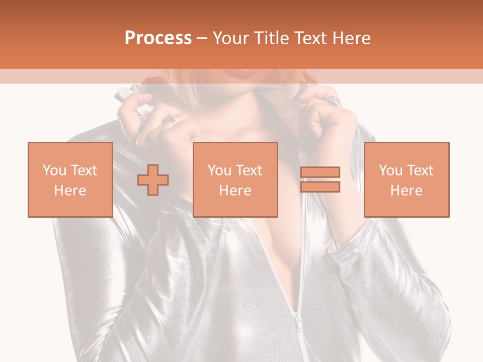 Model Background Bright PowerPoint Template