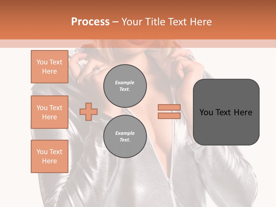 Model Background Bright PowerPoint Template