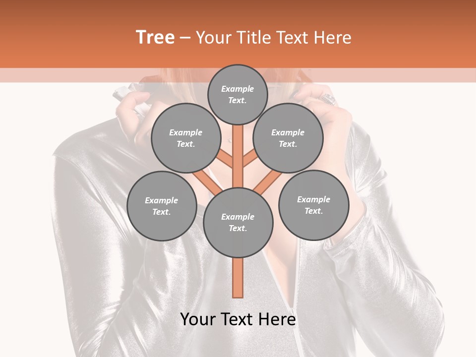 Model Background Bright PowerPoint Template