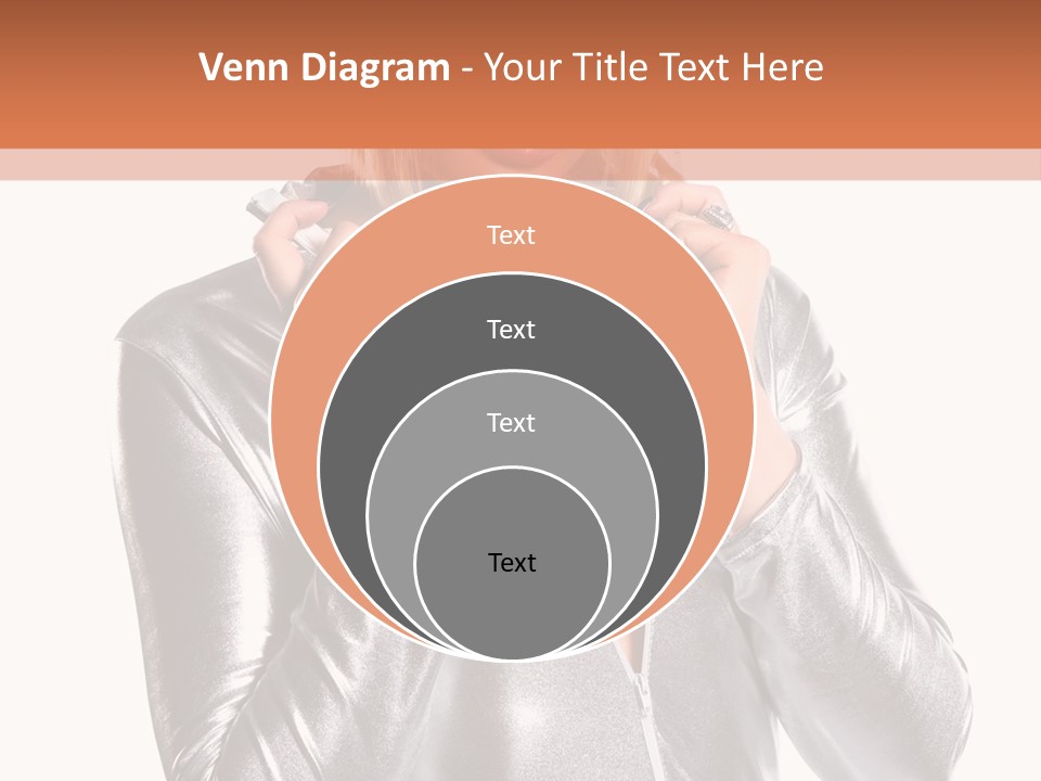 Model Background Bright PowerPoint Template