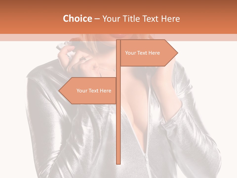 Model Background Bright PowerPoint Template