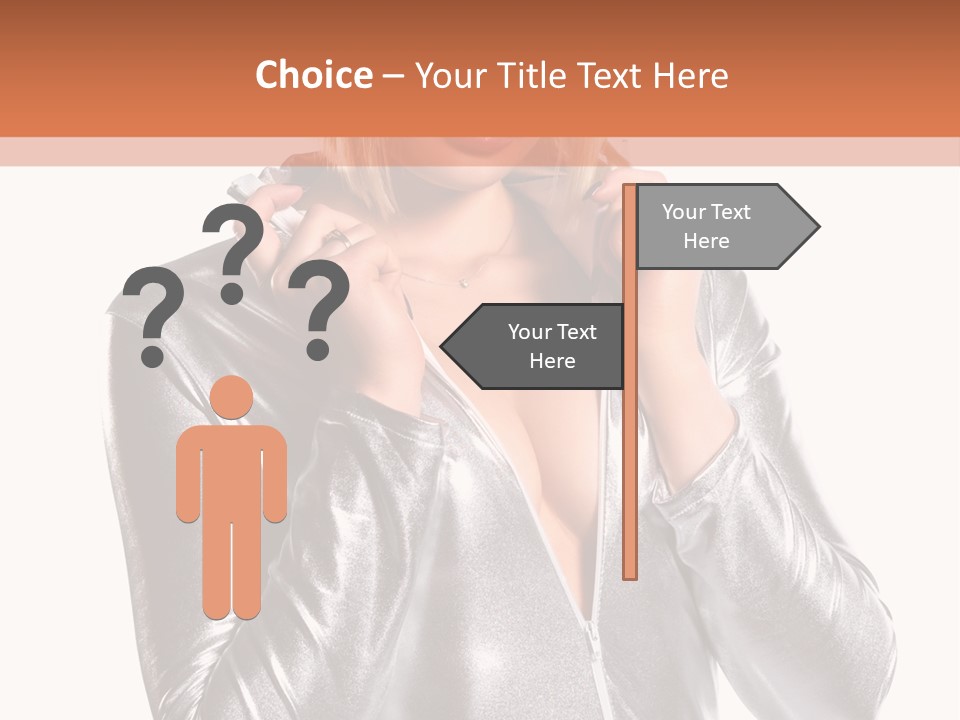 Model Background Bright PowerPoint Template