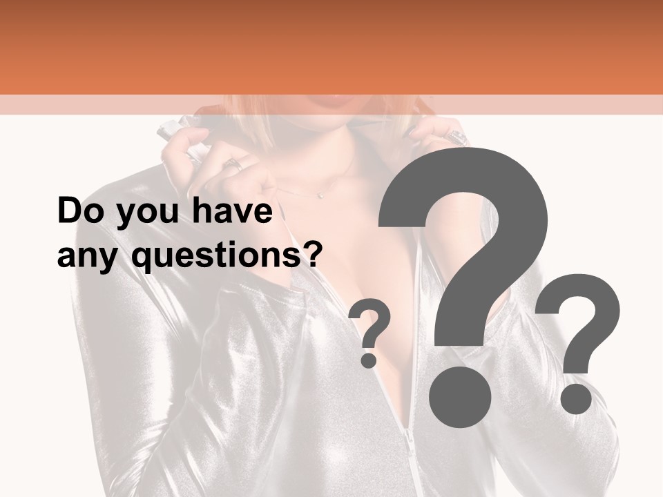 Model Background Bright PowerPoint Template