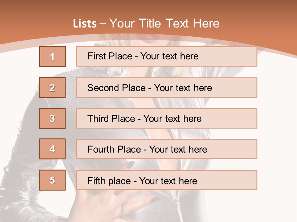 Shiny Lips Glamour PowerPoint Template