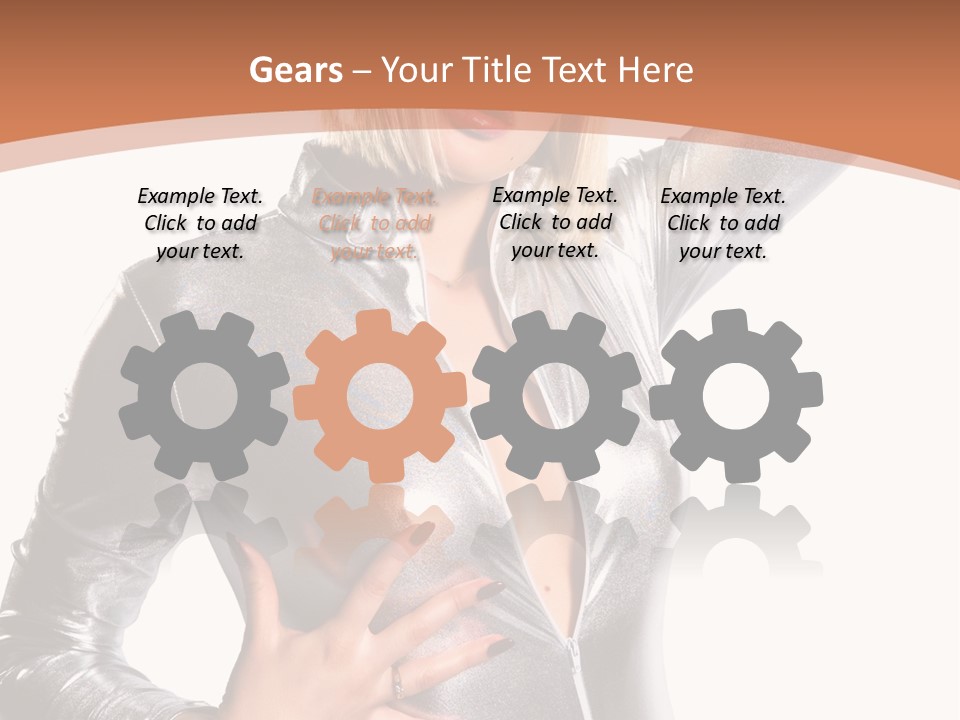 Shiny Lips Glamour PowerPoint Template