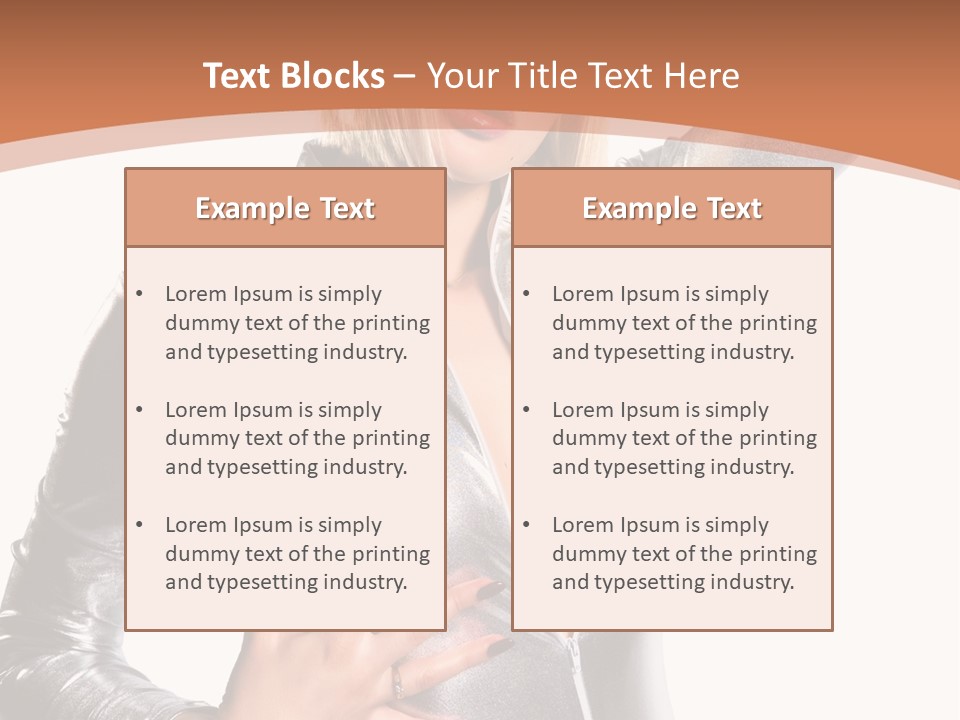 Shiny Lips Glamour PowerPoint Template