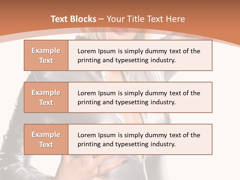 Shiny Lips Glamour PowerPoint Template