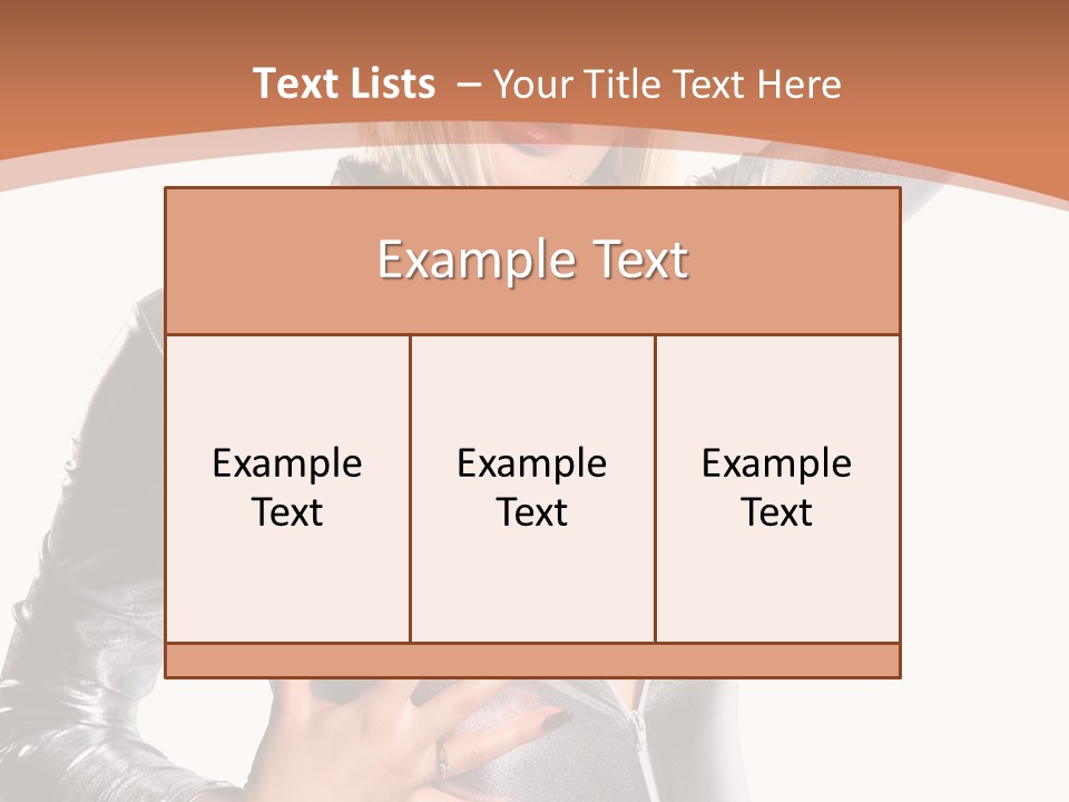 Shiny Lips Glamour PowerPoint Template