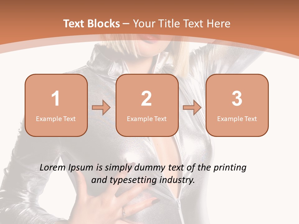 Shiny Lips Glamour PowerPoint Template