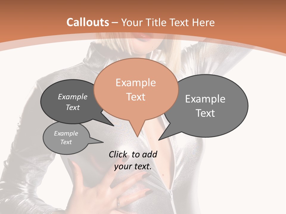 Shiny Lips Glamour PowerPoint Template