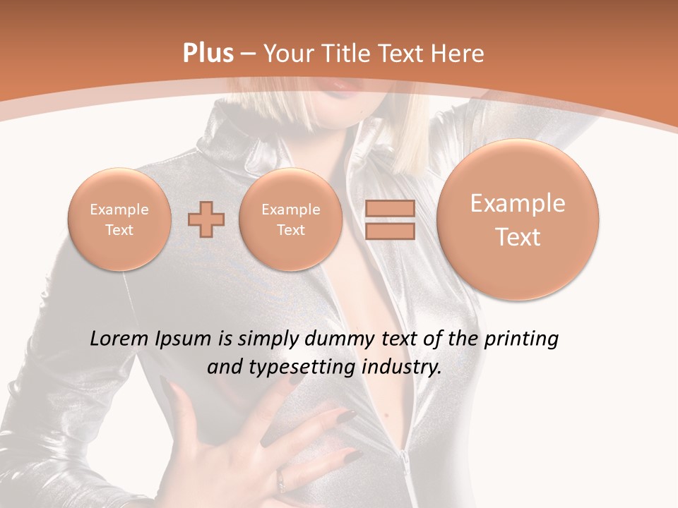 Shiny Lips Glamour PowerPoint Template