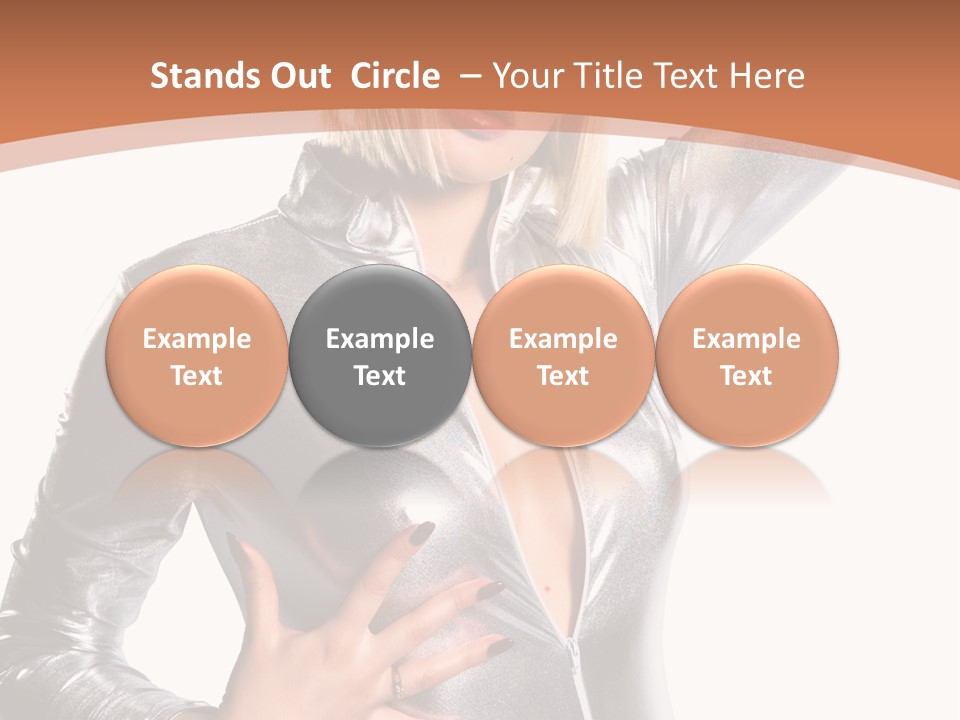 Shiny Lips Glamour PowerPoint Template