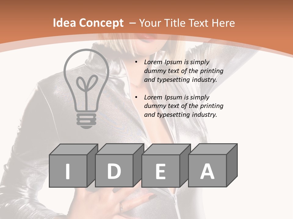 Shiny Lips Glamour PowerPoint Template