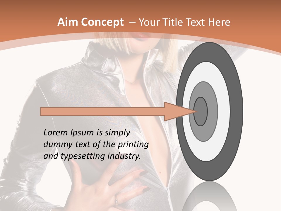 Shiny Lips Glamour PowerPoint Template