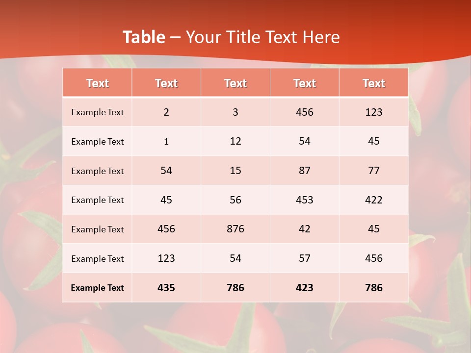 Cuisine Meal Collected PowerPoint Template