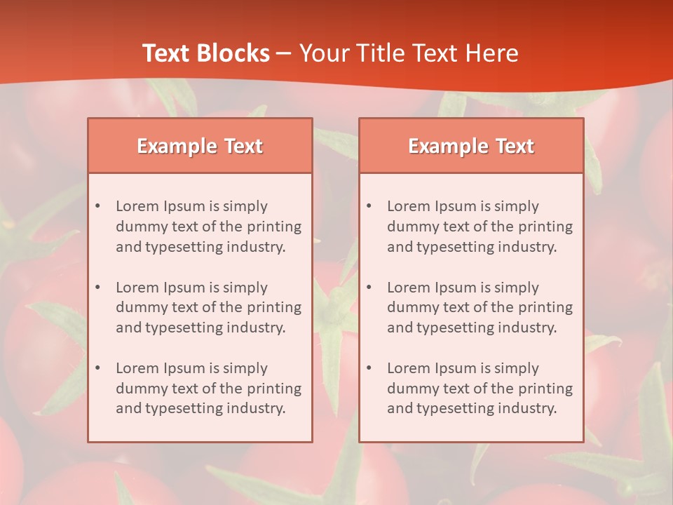 Cuisine Meal Collected PowerPoint Template