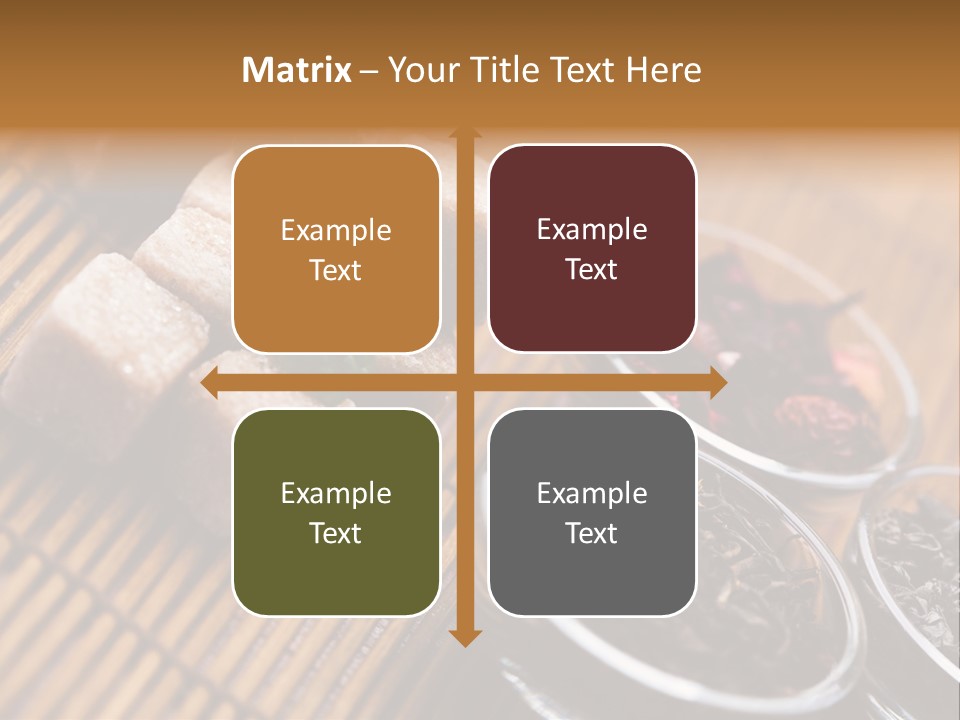 Liquid Horizontal Sugar PowerPoint Template