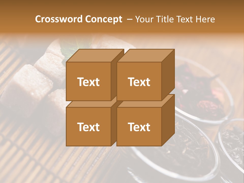 Liquid Horizontal Sugar PowerPoint Template