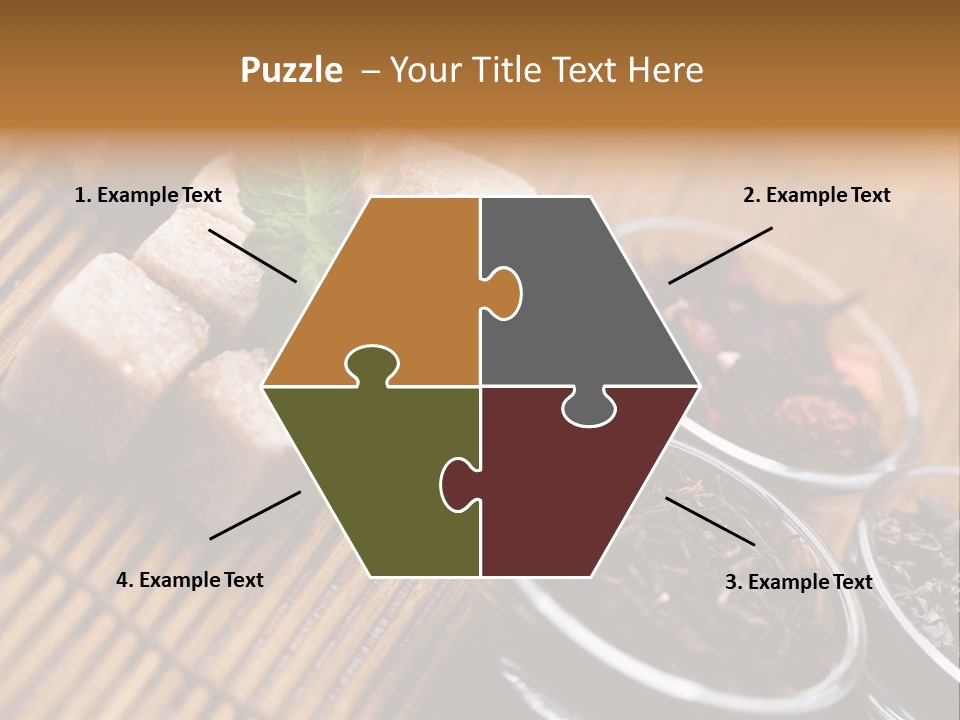 Liquid Horizontal Sugar PowerPoint Template