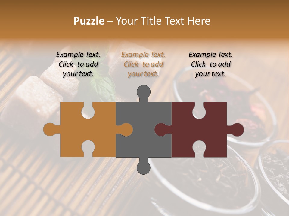 Liquid Horizontal Sugar PowerPoint Template