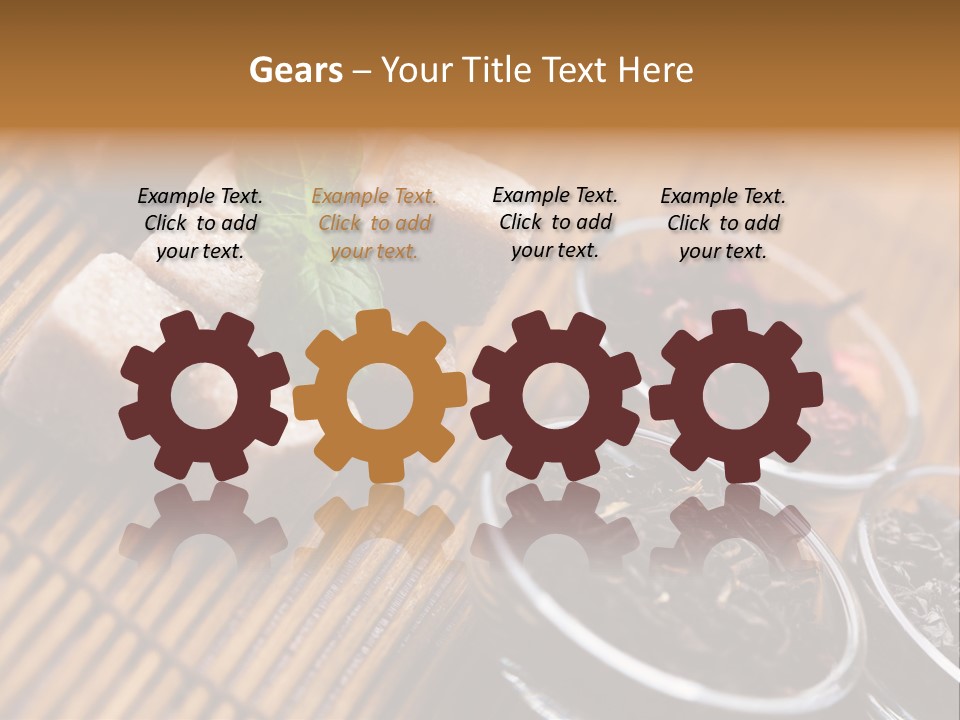 Liquid Horizontal Sugar PowerPoint Template