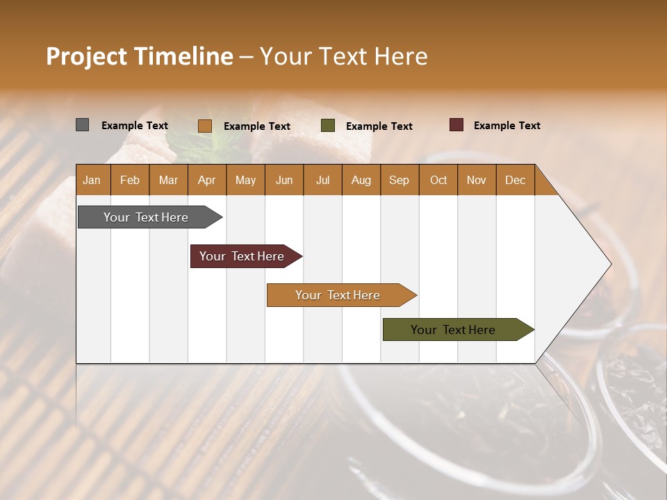 Liquid Horizontal Sugar PowerPoint Template