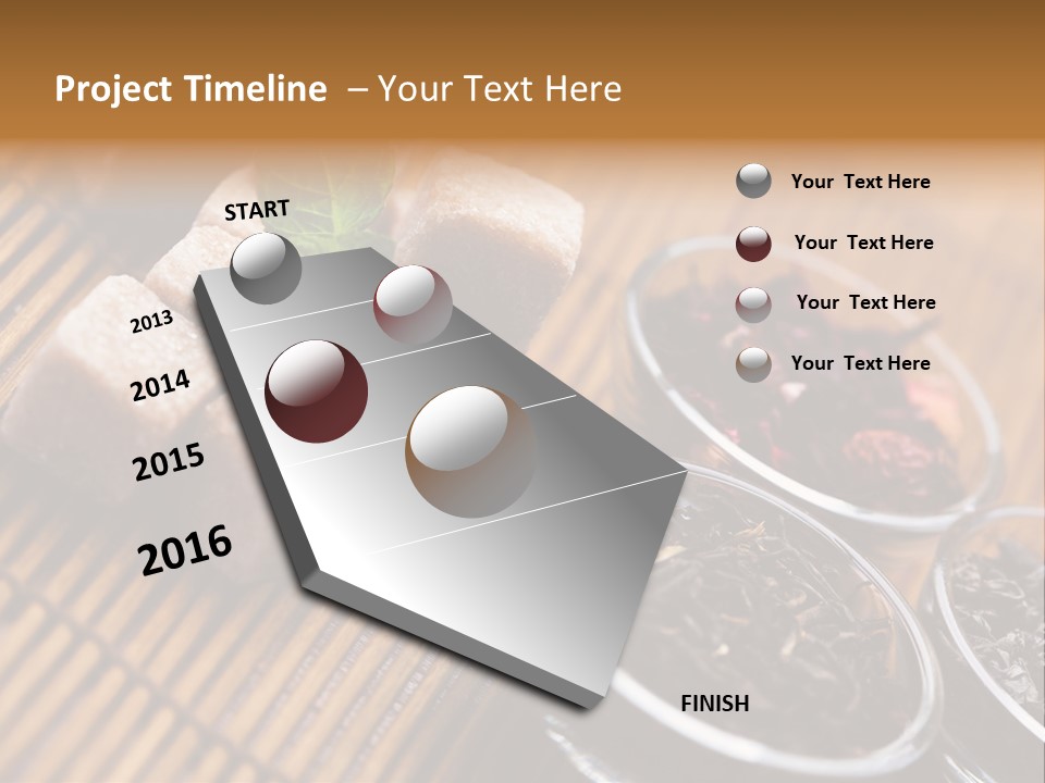 Liquid Horizontal Sugar PowerPoint Template