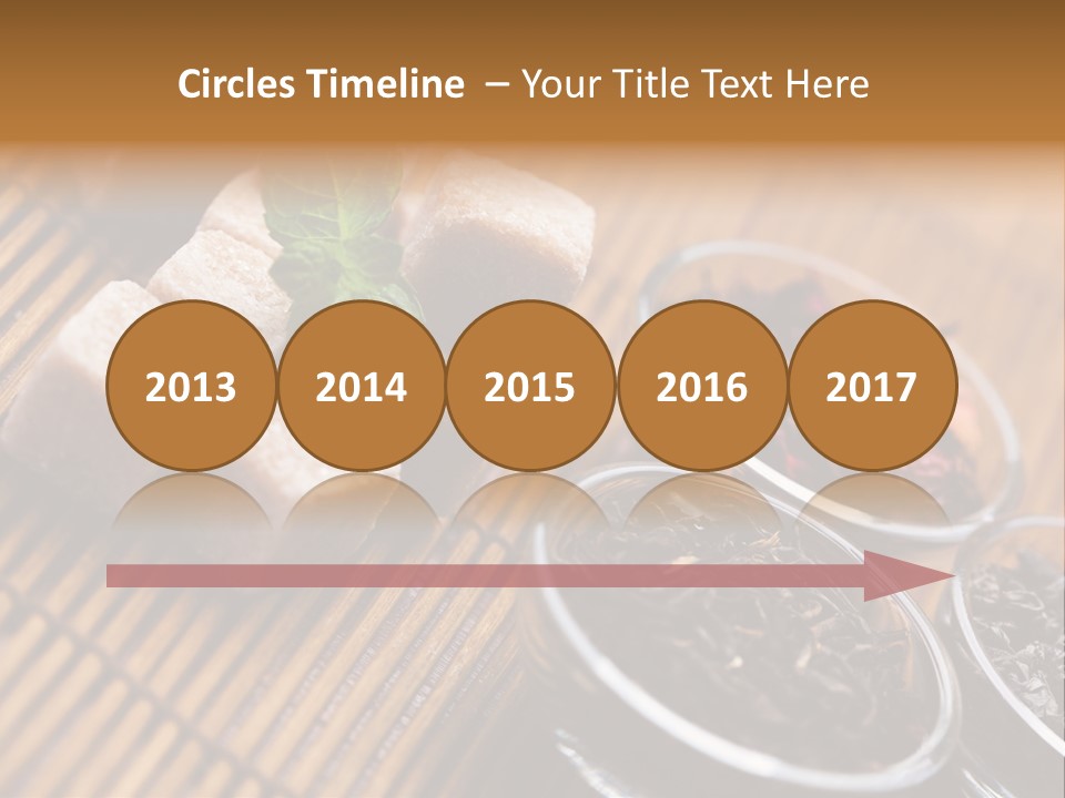 Liquid Horizontal Sugar PowerPoint Template