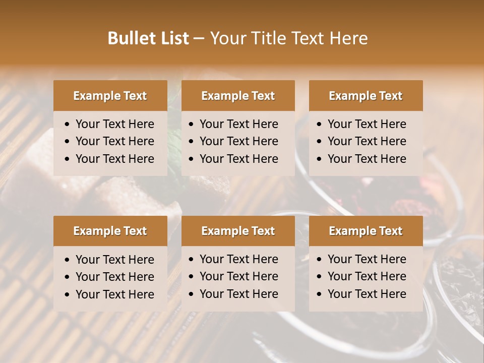 Liquid Horizontal Sugar PowerPoint Template