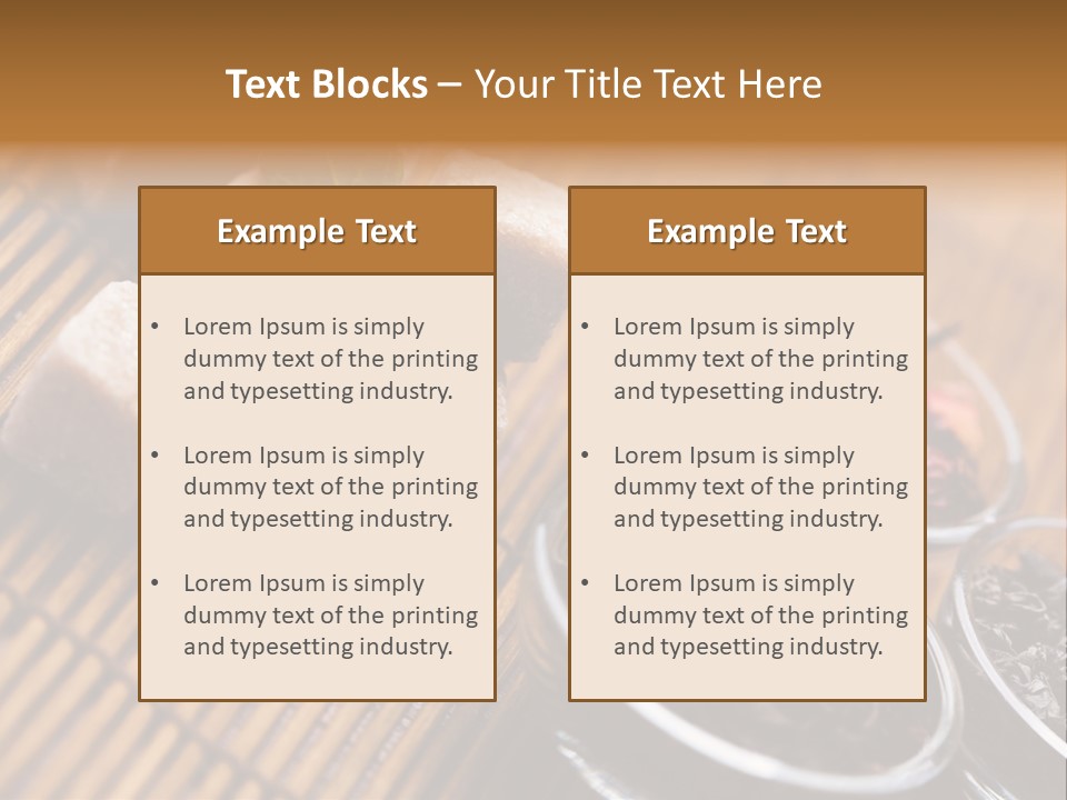 Liquid Horizontal Sugar PowerPoint Template