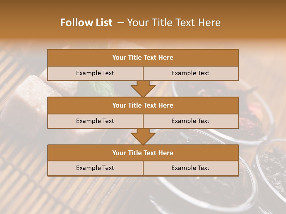 Liquid Horizontal Sugar PowerPoint Template