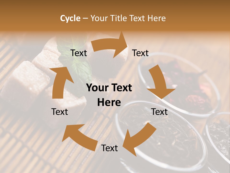Liquid Horizontal Sugar PowerPoint Template