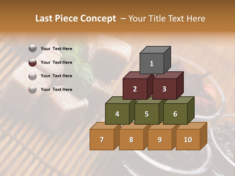 Liquid Horizontal Sugar PowerPoint Template