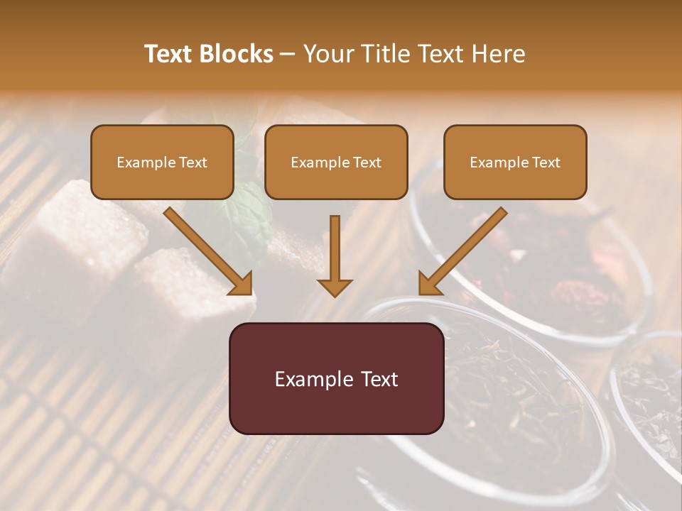 Liquid Horizontal Sugar PowerPoint Template