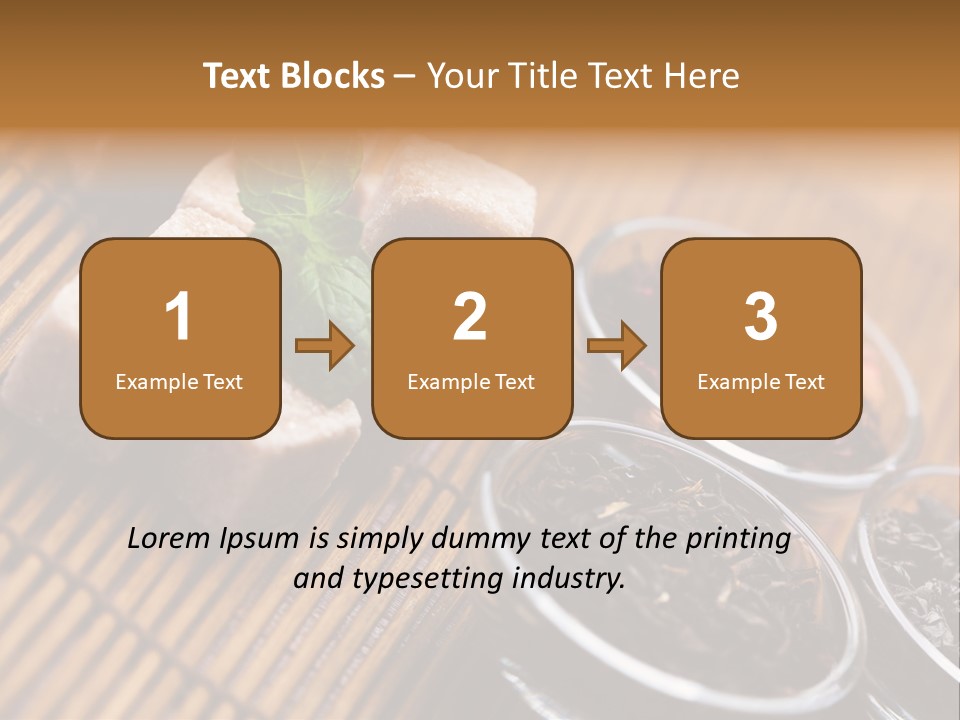 Liquid Horizontal Sugar PowerPoint Template
