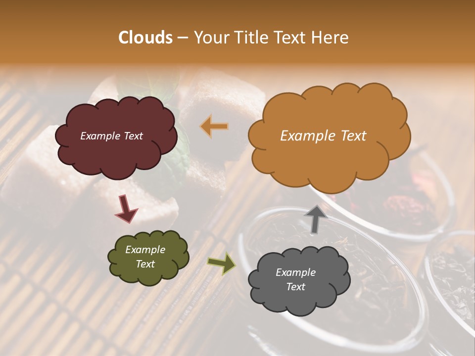 Liquid Horizontal Sugar PowerPoint Template