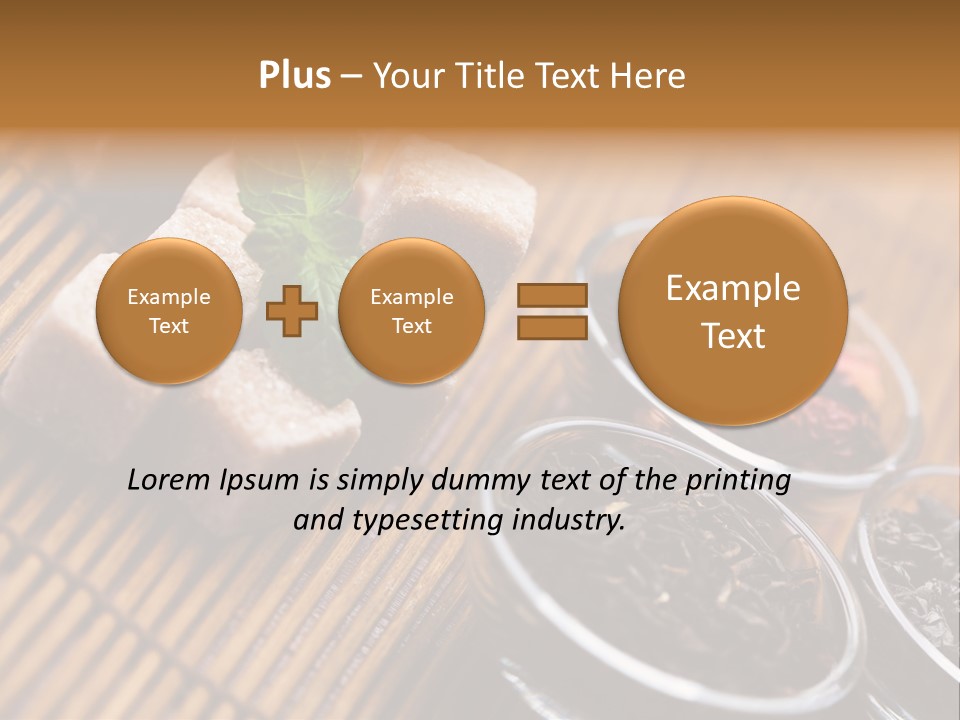 Liquid Horizontal Sugar PowerPoint Template