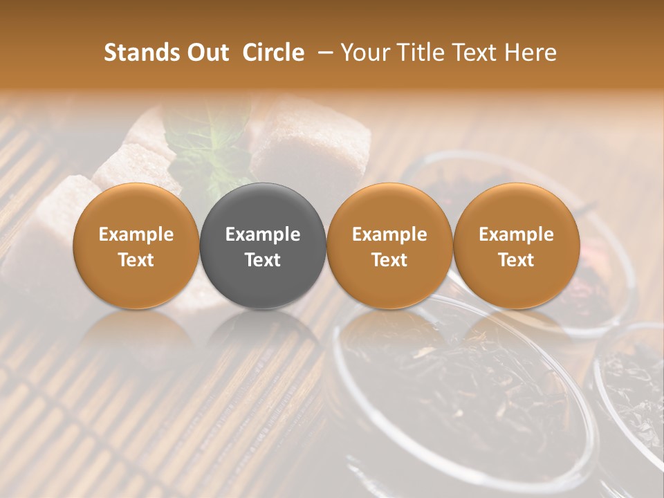 Liquid Horizontal Sugar PowerPoint Template