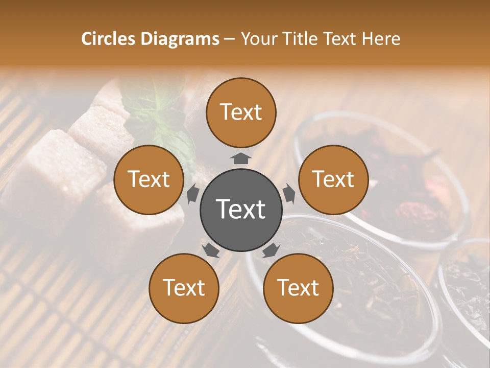 Liquid Horizontal Sugar PowerPoint Template