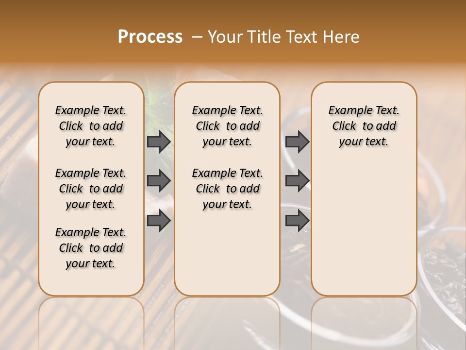 Liquid Horizontal Sugar PowerPoint Template