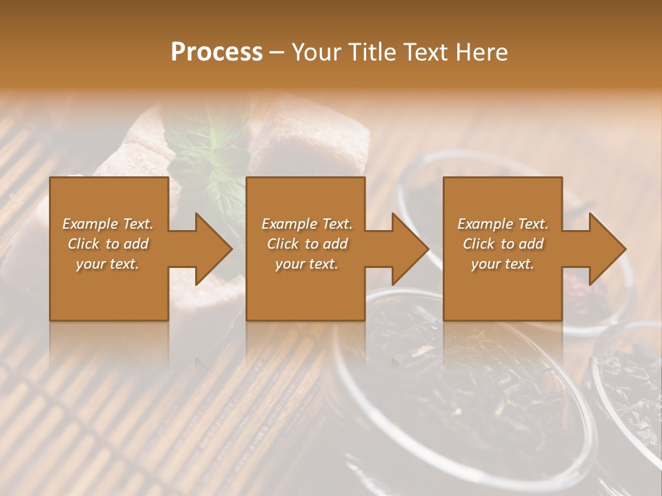 Liquid Horizontal Sugar PowerPoint Template