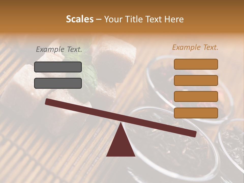 Liquid Horizontal Sugar PowerPoint Template