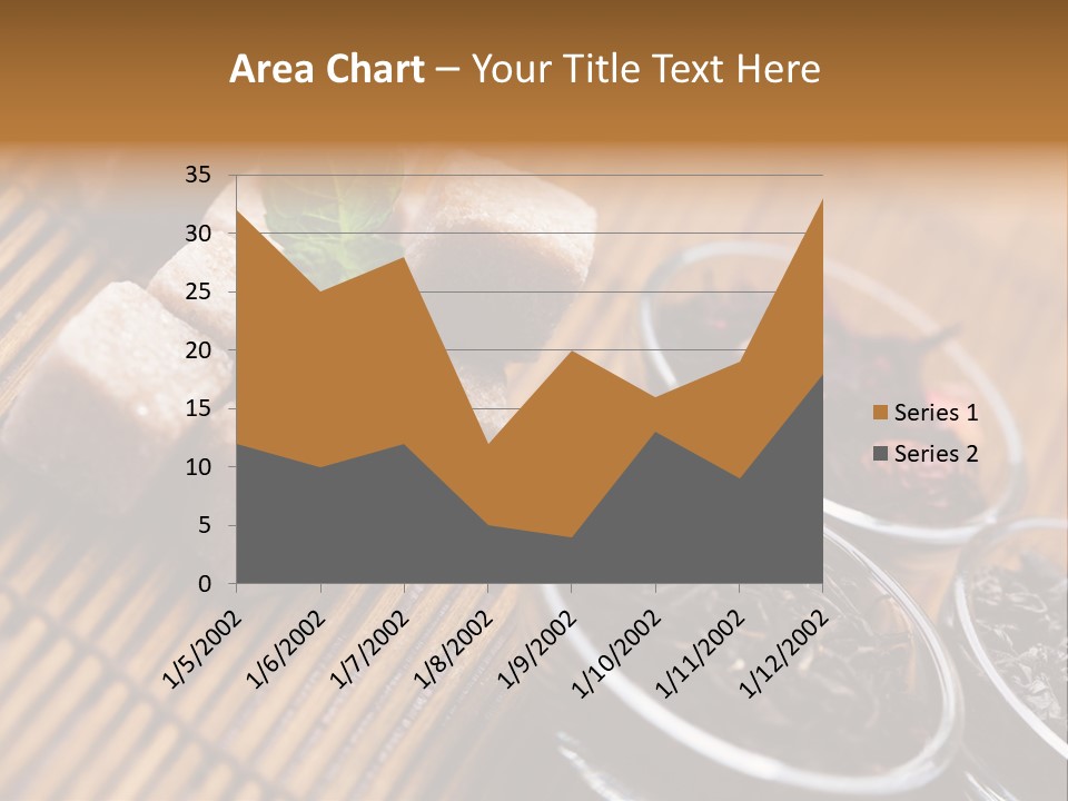 Liquid Horizontal Sugar PowerPoint Template