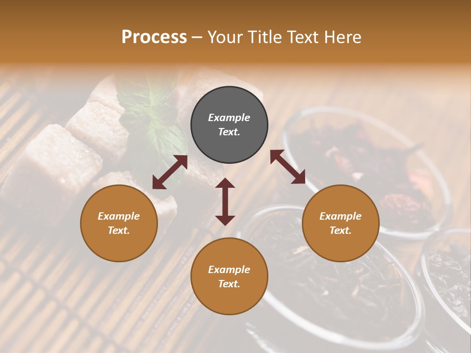 Liquid Horizontal Sugar PowerPoint Template