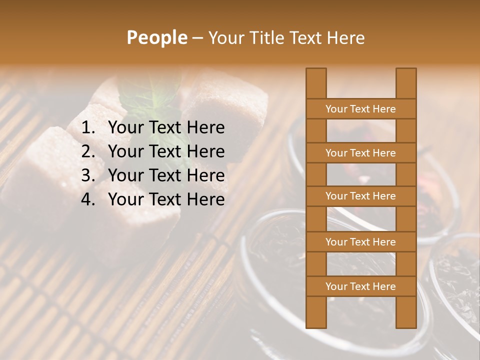 Liquid Horizontal Sugar PowerPoint Template