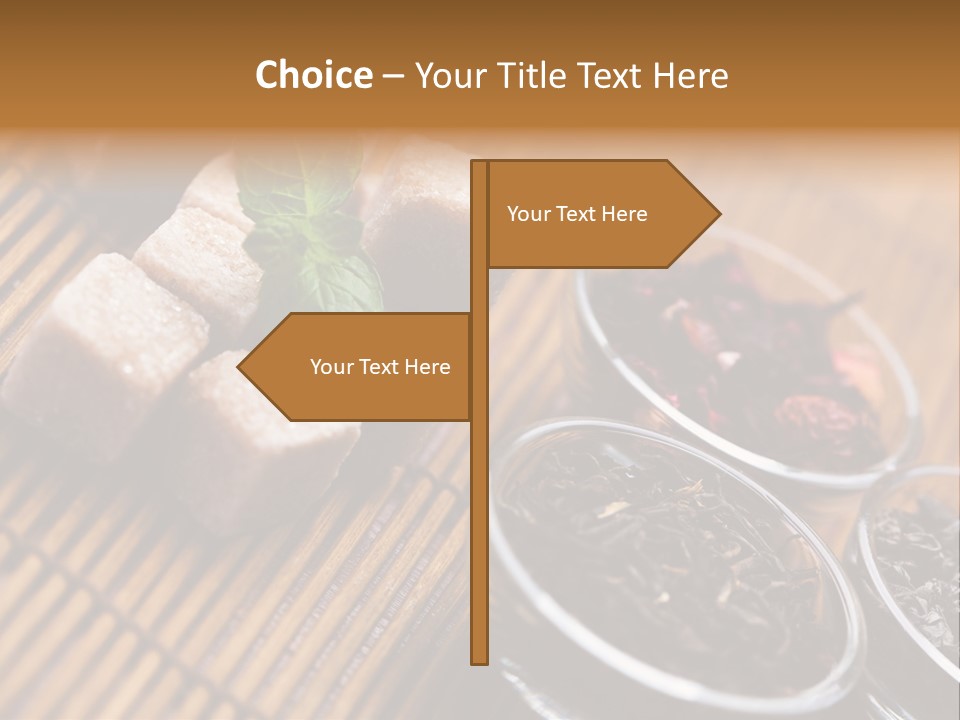 Liquid Horizontal Sugar PowerPoint Template